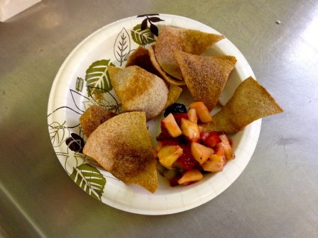 Fruit Salsa and Cinnamon Chips - Click for Recipe